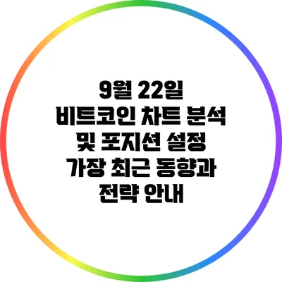 9월 22일 비트코인 차트 분석 및 포지션 설정: 가장 최근 동향과 전략 안내