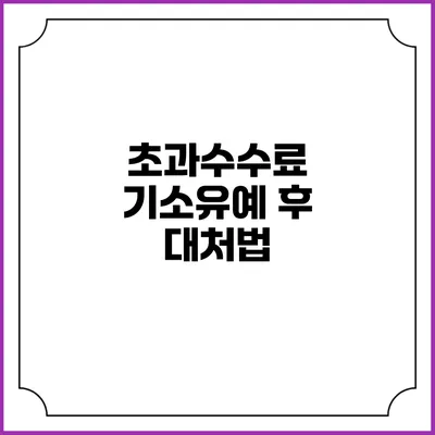 초과수수료 기소유예 후 대처법