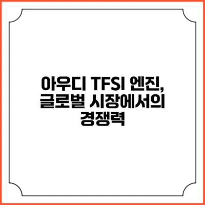 아우디 TFSI 엔진, 글로벌 시장에서의 경쟁력